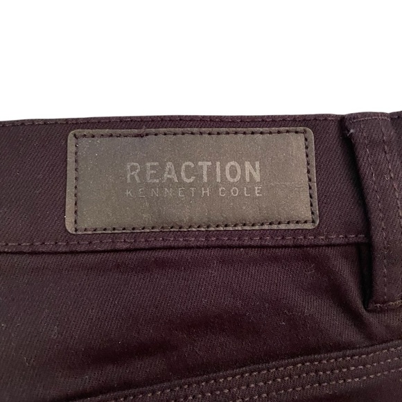 Kenneth Cole Reaction Black Denim-5 pockets-Size 34x30 NWOT - Picture 9 of 11